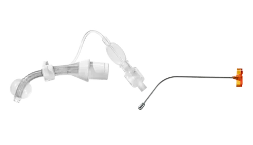 Proximal-längere Tracoe Silcosoft Neo Trachealkanüle mit H2O Cuff und Obturator