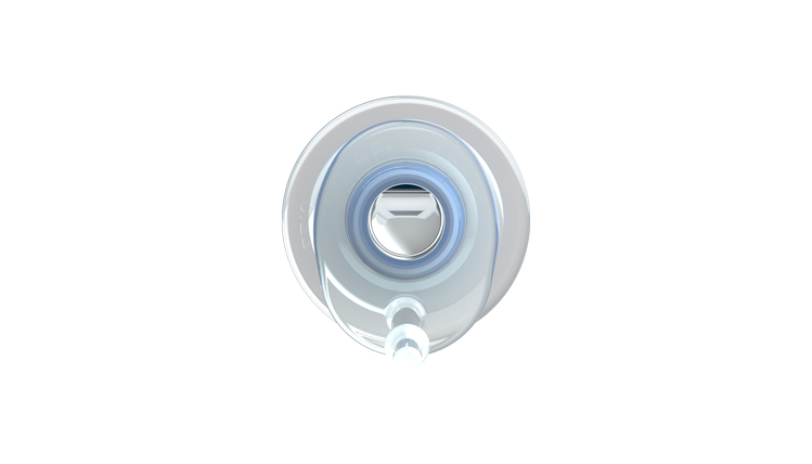 atos-medical-provox-vega-xtraseal-front-transparent Atos Medical Provox Vega XtraSeal Frontalansicht