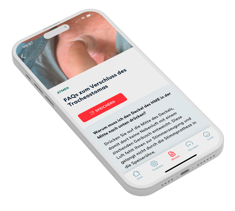 Atos MyLife App Artikel auf dem Smartphone